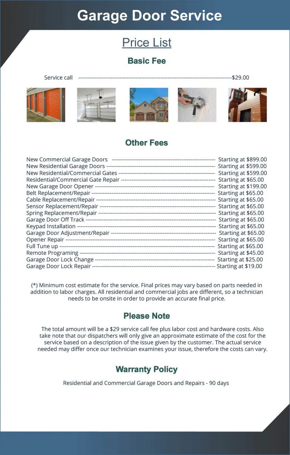 Exclusive Garage Door Service Highwood, IL 847-986-0265